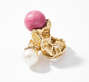 Schuler Auktionen AG - Gilbert Albert Perlen-Rhodochrosit-Ring
