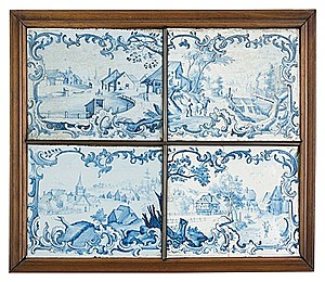 Schuler Auktionen AG - 4 Ofenkacheln