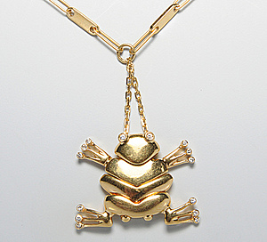 Schuler Auktionen AG - Brillant-Anhänger mit Kette