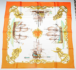 Schuler Auktionen AG - Hermès, Foulard "Vaisseaux de Haut-Bord"