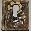Schuler Auktionen AG - Evangelist Johannes der Theologe mit vergoldetem Silberoklad