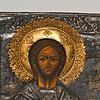 Schuler Auktionen AG - Christus Pantokrator mit Silberoklad