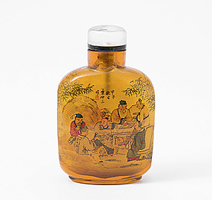 Schuler Auktionen AG - Snuff Bottle mit Innenmalerei