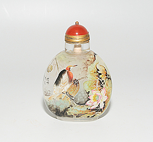 Schuler Auktionen AG - Snuff Bottle mit Innenmalerei von Yun Feng, Yuan Caihua