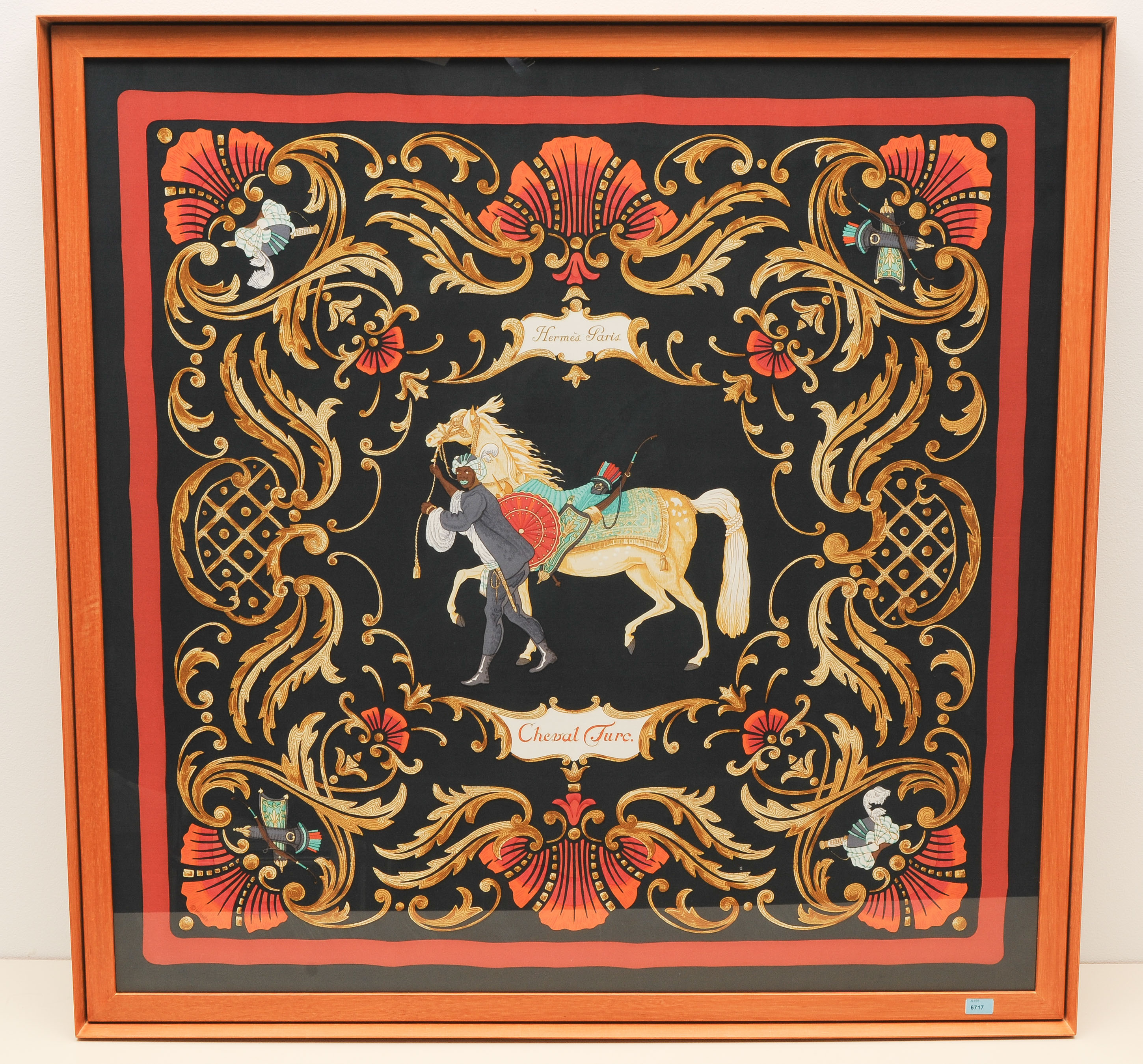 Foulard/Écharpe Bleu Sur Le Thème Du Cheval - Neuf Sans étiquette, Parfait état