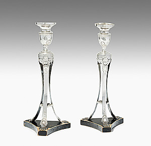 Schuler Auktionen AG - 1 Paar Kerzenstöcke, Zürich