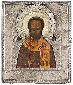 Schuler Auktionen AG - Hl. Nikolaus mit Silberbasma