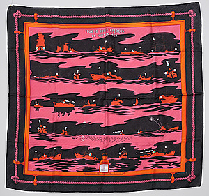 Schuler Auktionen AG - Hermès, Carré "Feux de Route aperçus la Nuit en Mer"