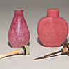 Schuler Auktionen AG - 4 Glas Snuff Bottles