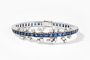 Schuler Auktionen AG - Saphir-Brillant-Bracelet