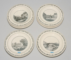 Schuler Auktionen AG - Creil, Legros d`Anisy, Paris, 25 Teller