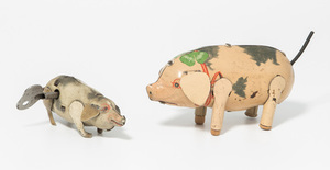 Schuler Auktionen AG - Lot: 2 Blechspielzeuge "Schweine"