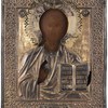 Schuler Auktionen AG - Christus Pantokrator mit Silberoklad