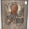 Schuler Auktionen AG - Christus Pantokrator mit Silberoklad