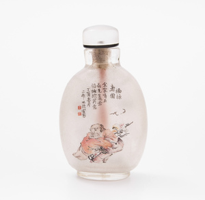 Schuler Auktionen AG - Snuff Bottle mit Innenmalerei