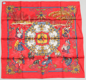 Schuler Auktionen AG - Hermès, Foulard "Joies d'Hiver"