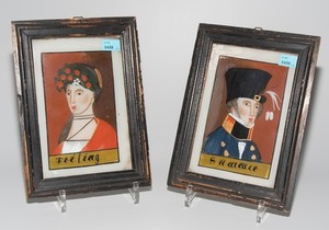 Schuler Auktionen AG - Lot: 2 Hinterglasbilder