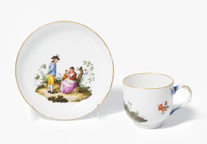 Schuler Auktionen AG - Meissen, Tasse mit Untertasse