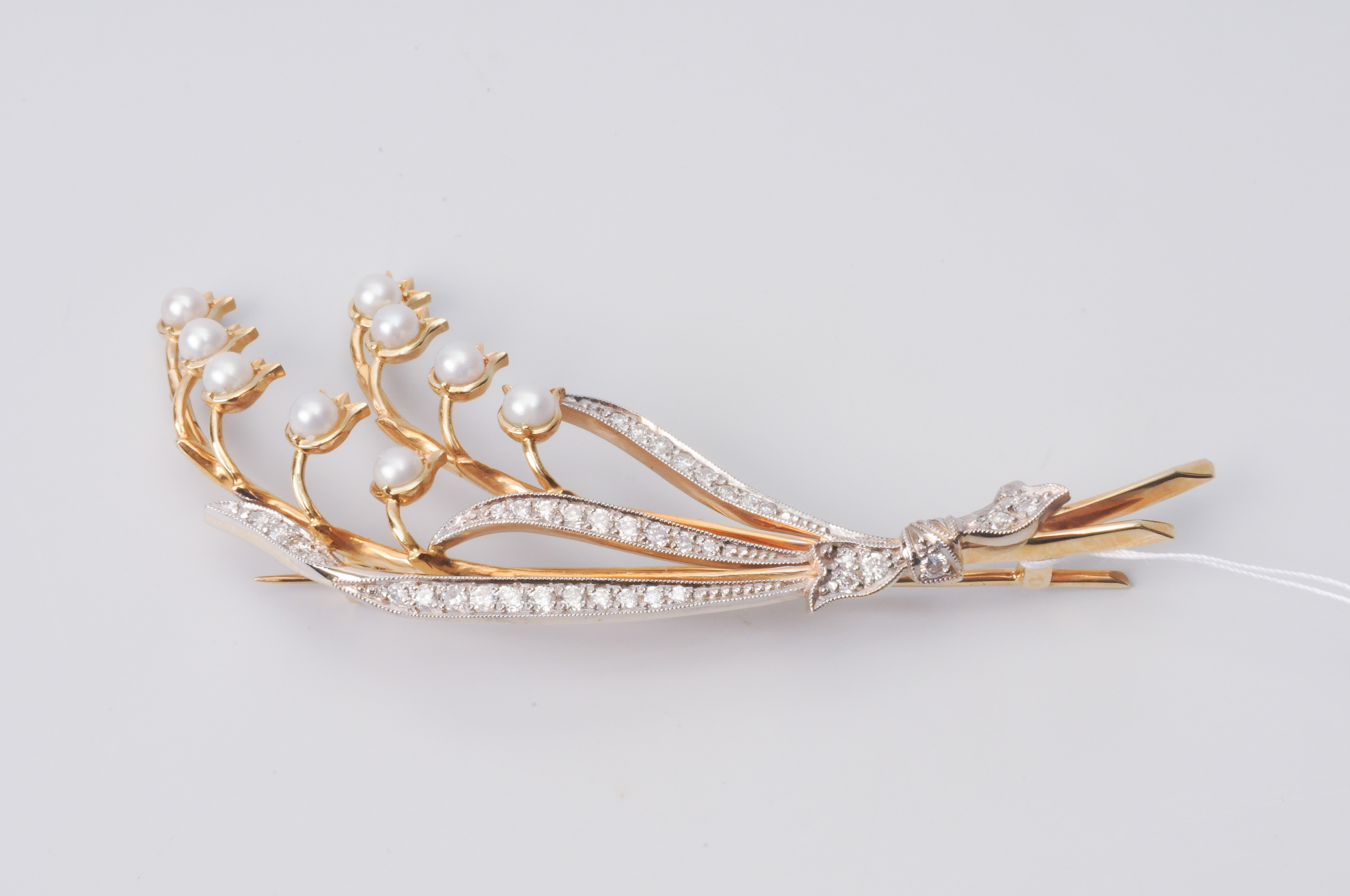 Gothic Maiglöckchen Brosche Mit Totenkopf - Einzigartiges Accessoire Für Punk & Modefans