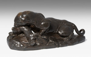 Schuler Auktionen AG - Tierfigur "Jaguar dévorant un lièvre"