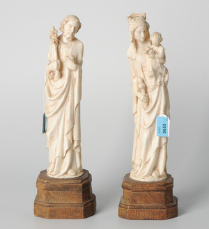 Schuler Auktionen AG - 1 Paar Figuren, Maria und Joseph