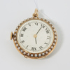 Schuler Auktionen AG - Email-Diamant-Savonette-Tascheuhr, Ende 19.Jh.