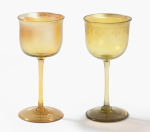 Schuler Auktionen AG - Louis Comfort Tiffany, 2 Kelchgläser