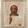 Schuler Auktionen AG - Christus Pantokrator mit Silberoklad