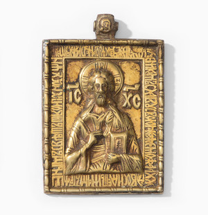 Schuler Auktionen AG - Metallikone "Christus Pantokrator"