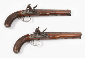 Schuler Auktionen AG - Steinschloss-Pistolenpaar