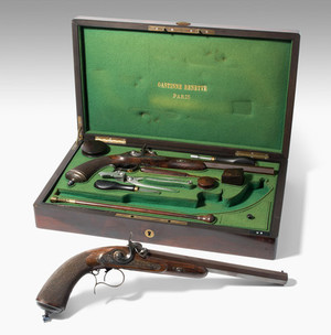 Schuler Auktionen AG - Perkussions-Pistolenpaar im Kasten