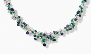 Schuler Auktionen AG - Diamant-Saphir-Smaragd-Collier