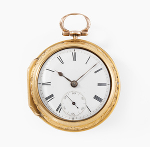 Schuler Auktionen AG - Gold-Spindeltaschenuhr, J.Grey, London, Ende 18.Jh.