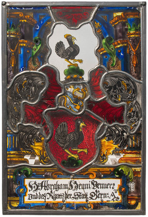 Schuler Auktionen AG - Wappenscheibe "Abraham Hänni 1666"