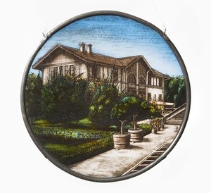 Schuler Auktionen AG - Kleine Glascheibe "Lindenhof, Basel"