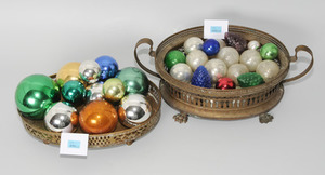 Schuler Auktionen AG - Lauscha, Lot Biedermeierkugeln