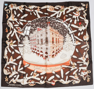 Schuler Auktionen AG - Hermès, Foulard "Noël au 24 Faubourg"