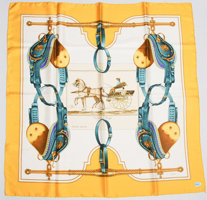 Schuler Auktionen AG - Hermès, Foulard "Carrick à Pompe"