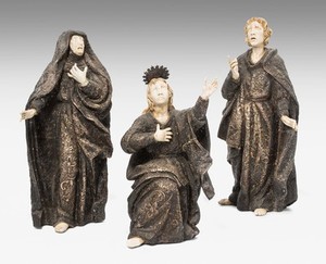 Schuler Auktionen AG - 3 Assistenzfiguren einer Kreuzigung