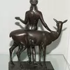 Schuler Auktionen AG - Ulfert Janssen, "Nymphe mit Hirschkuh"
