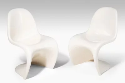 Schuler Auktionen AG - Verner Panton, 1 Paar Stühle "Panton Chair"