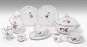Schuler Auktionen AG - Nymphenburg, umfangreiches Tafel- und Kaffeeservice