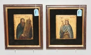 Schuler Auktionen AG - Lot: 2 kleine Heiligenikonen