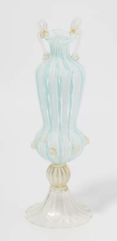 Schuler Auktionen AG - Murano, Fussvase "Zanfirico"