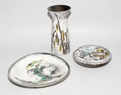 Schuler Auktionen AG - Ziegler Schaffhausen/Gustav Spörri, 2 Schalen und Vase