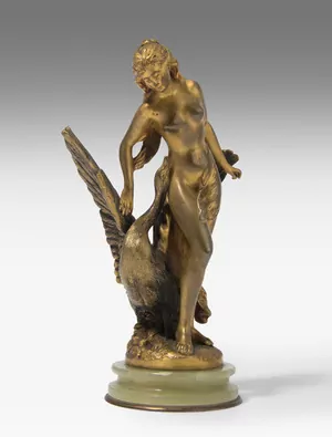 Schuler Auktionen AG - Mathurin Moreau, Figur "Leda und der Schwan"