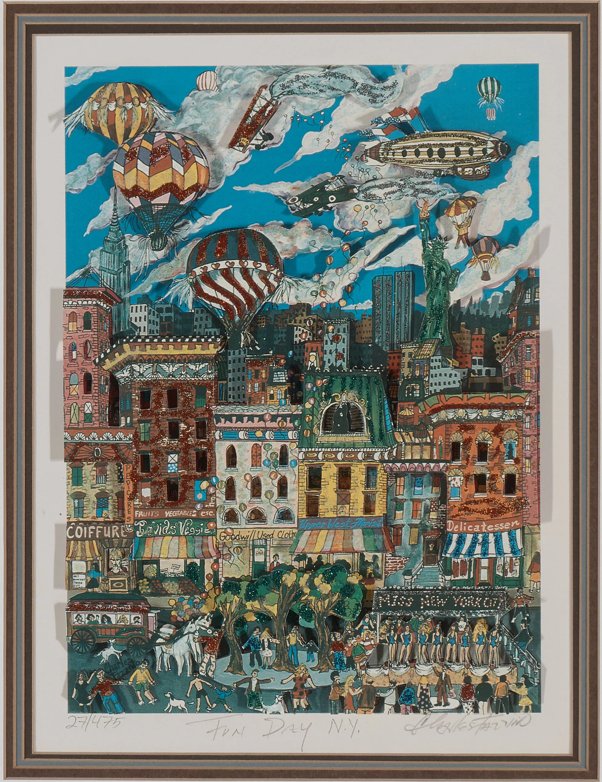 Charles Fazzino アート作品 27/300 （Charles Fazzino, no name