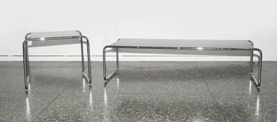 Schuler Auktionen AG - Marcel Breuer, 2 Satztische "B9" - "Laccio"