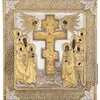 Schuler Auktionen AG - Staurothek-Ikone mit Oklad, Kreuzigung Christi