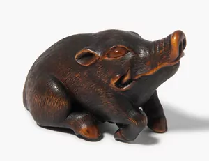 Schuler Auktionen AG - Holz-Netsuke von Shinzan Masanao (1904–1982)